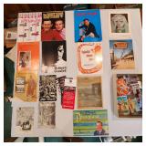 Vintage programs,brochures,postcards etc
