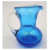 Hand blown pitcher Bleko