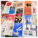 Lot of vintage play programs etc.