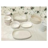 Ribbed Corningware etc.