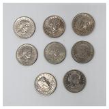 8 1979 Susan B Anthony dollars