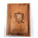 Edgar Allen Poe leather book