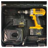 14v Dewalt cordless drill in case