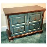 Paint decorated cabinet