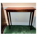Tall solid cherry window table 33.5h x