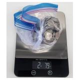 2.7 lbs. Silver nickels 1930s - 64