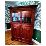 Fine Bob Timberlake lighted bookcase china cabinet
