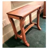 Solid mahogany side table