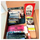 Vintage postcards,travel brochures,etc