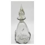 Vintage hand blown decanter