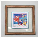 Barbara Lavalee framed Eskimo painting