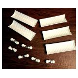 Porcelain corn trays & skewers