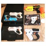 lot toy guns laser tag etc.