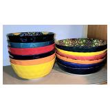 12 mosaic bowls pasta & cereal