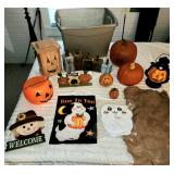 Tote lot fall & halloween decor