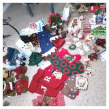 giant lot Christmas decor