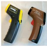 Two infra red thermometers