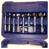 nearly new Irwin forstner bit set