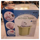 Rival electric ice cream maker works,complete