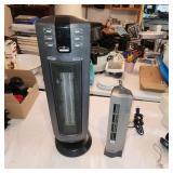 Delonghi space heater & Lasko swivel fan