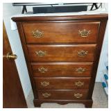 Carolina Furniture cherry finish chest of drawers