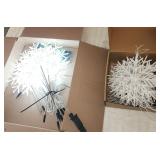 led snowflake pathway lights nib