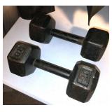 iron 20lb dumbbells