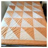 vintage hand made quilt 81' x 72