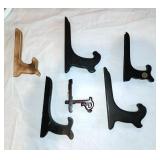 folding wooden plate stands