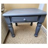 grey farmouse style end table