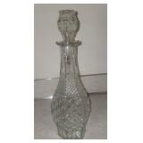 vintage glass decanter