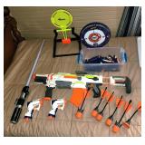 toy lot Nerf guns etc.