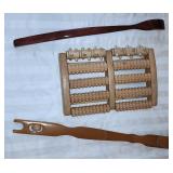 wooden back scratchers & massager