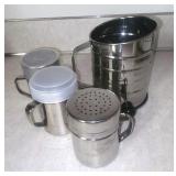 stainless kitchenware sifter etc.