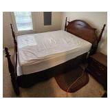 Carolina Furniture cherry finish queen bed