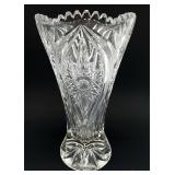 cut lead crystal vase