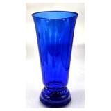 large hand blown glass vase