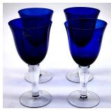 Gibson cobalt stemware