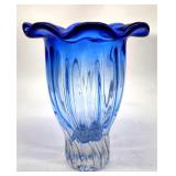 unique hand blown art glass vase
