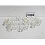 24 clear shot glasses