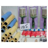 paint supplies, brushes & roller covers