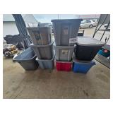 bins - plastic totes