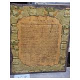Declaration of Independence Wall Hanging