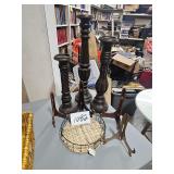 candle jolders, plate holders, basket