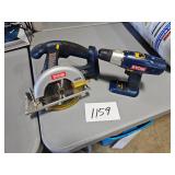 Ryobi battery saw & drill