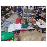 clothing on table
