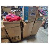 large quantity of clothes