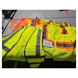 4 safety vests