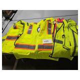9 safety vests - for the whole crew