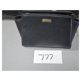 NEW Korvara mini saffiano satchel, black